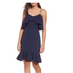 Leith navy blue dress size M great condition